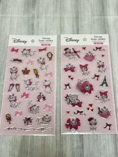 Disney マリー エポキシラメシール 2枚セット