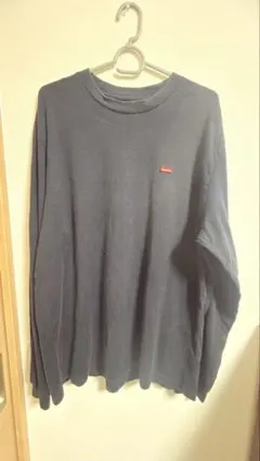 Supreme ブラック 長袖カットソー XL - メルカリ