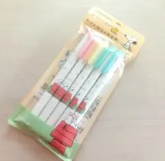 ピーナッツ　スヌーピー マイルドライナー5色セットのサムネイル