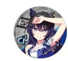 ウマ娘　缶バッジ　BoC’z we＼n　ヴィルシーナ　Queen V