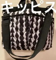 ｋｉｐｐｓキッピス　ショルダー/ハンドバッグ２ＷＡＹ　ホワイト＆ブラック