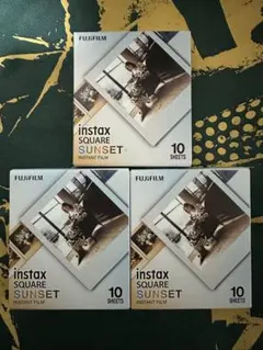 富士フイルム チェキ インスタックス スクエア バラエティー 4個セット