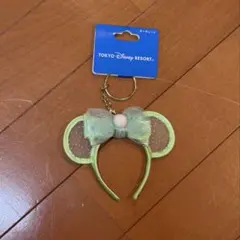 TDSファンタジースプリングス ティンカーベルカチューシャ キーチェーン【新品】