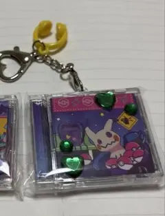 韓国限定 ポケモン ガチャ ミッドナイト CDキーホルダー 2個セット