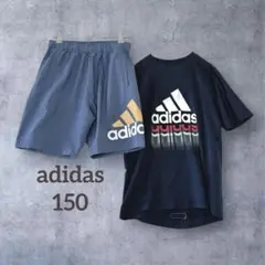 【アディダス】上下セット Tシャツ ハーフパンツ 150 キッズ 練習着