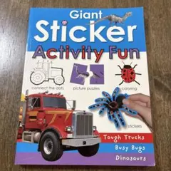 Giant Sticker Activity Fun洋書ステッカー付きブック