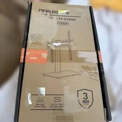 【PERLEGEAR】テレビスタンド　30~60インチ対応　壁よせ　ホワイト