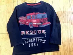babyGAP 消防車プリント 長袖Tシャツ 110cm