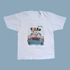 キッズ古着 vintage Disney Mickey & Minnie teeのサムネイル
