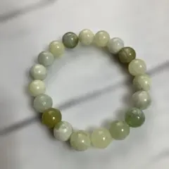 お客ページ❣️ミャンマー産天然A貨翡翠　2色翡翠ブレスレット ミャンマー産天然A貨翡翠 色合わせ多彩ブレス 7.8 mm , 16.5 cm - メルカリ