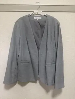 NATURAL BEAUTY BASIC ノーカラージャケット　Ｌのサムネイル