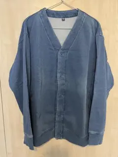 UNIQLO インディゴスウェットカーディガン　XL 廃盤
