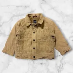 GAP キッズ ジャケット Gジャン型 コーデュロイ ベージュ 95 アメカジのサムネイル