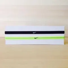 大人気！nike ヘアバンド ブラック×イエロー