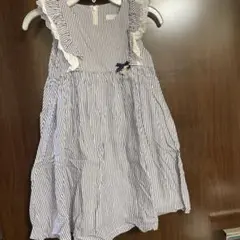 タルティーヌ　エ　ショコラ　120 ワンピース　ストライプ