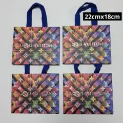 美品　ルイヴィトン　カラフルショッパー　紙袋　4枚セット　ホリデー限定　小サイズ