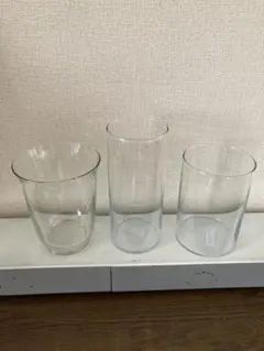 IKEA ガラス製フラワーベース 3点セットのサムネイル