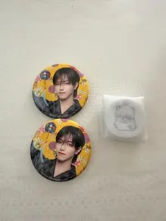 JO1 祭り　大平祥生　缶バッジ　箸置き