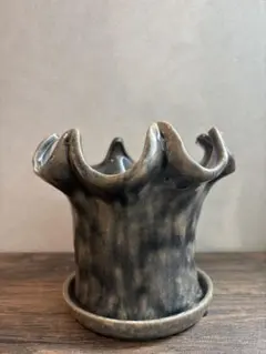 植木鉢 陶器 オシャレ 受け皿付き