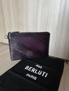 極美品】ベルルッティ 長財布 ラウンド パッチワーク カリグラフィ