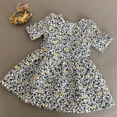 プチバトー チュビック キルティング 半袖 ワンピース 3ans 95cm