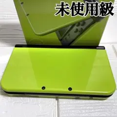 未使用級 newニンテンドー3DS LL ライム×ブラック 任天堂 本体 3DS
