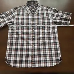 POLO チェック柄 半袖シャツ