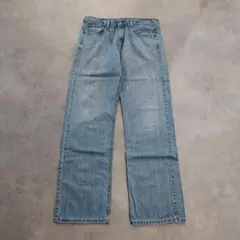 リーバイス569 Levis W32 ワイド バギー 青 古着 ヒゲ 23535