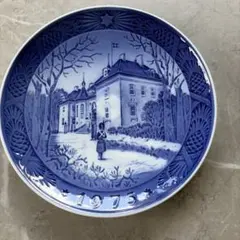 美品 ロイヤルコペンハーゲン 1966年 「クリスマス時の黒鳥」 イヤー