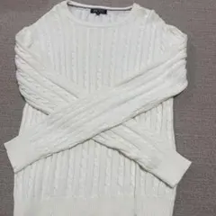 BEAMS コットンメンズセーター新品 白 - メルカリ