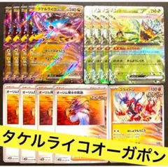 ポケモンカード　タケルライコオーガポンデッキパーツセット①