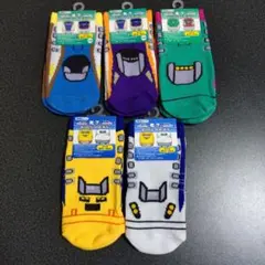 新品 新幹線 キッズ靴下 5足セット