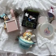 ディズニー　スナックケース　スーベニア　ミッキーミニー40周年クッキーアン