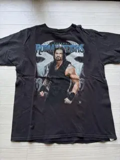 WWE Roman Reigns プリントTシャツ ブラック