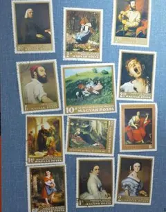 ハンガリー　海外切手セット