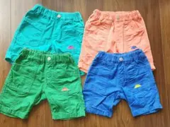 F.Oキッズサマーコーデュロイ、カラフル 半ズボン4点セット110サイズ