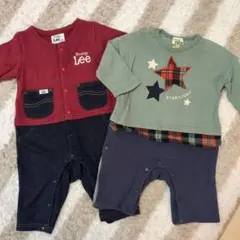 Buddy Lee Tick Tock ロンパース カバーオール　80