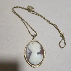 カメオデザイン ネックレス ヴィンテージ