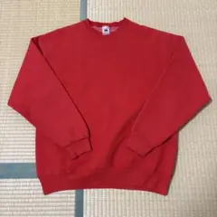 USA製 フルーツオブザルーム 無地 スウェット Lサイズ 80 90s