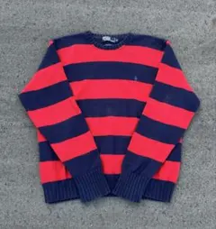 80s90s Polo Ralph Lauren border knit y2k