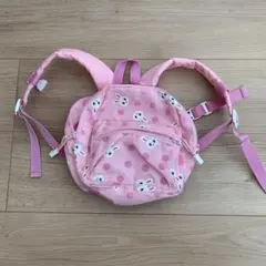 【値下げ】ミキハウス　ウサギデザイン ピンクリュック