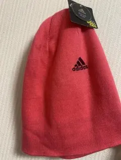 adidas ピンク ニット帽 OSFサイズ