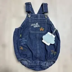 【新品未使用タグ付き】ベビー　デニムロンパース　オーバーオール