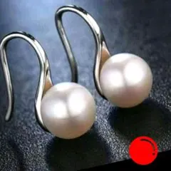 ピアス　レディース　シルバー　パール　真珠　かわいい　ウエディング　シンプル