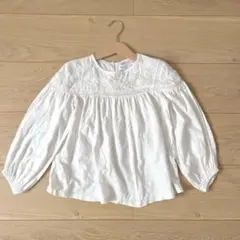 zara kidsザラキッズ　長袖刺繍ブラウス　ロンT 116cm110cm