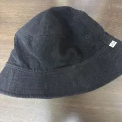 EDWIN コーデュロイ バケットハット ブラック 57.5cm