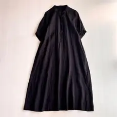ジャーナルスタンダードレサージュ フレンチリネンスキッパーワンピース 38 美品 ジャーナルスタンダードレサージュ フレンチリネンスキッパー