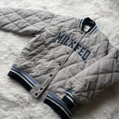 MILKFED. キルティング スタジャン グレー M