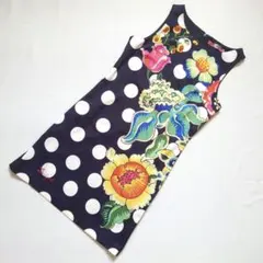 【7/31までの出品】Desigualデシグアル ノースリーブ ワンピース 38のサムネイル