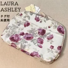 新品 ローラアシュレイ バッグインバッグ ポーチ ローズ柄 EVA加工のサムネイル